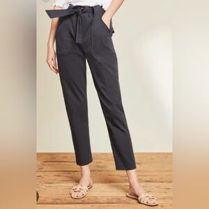 Veronica Beard Mahary high rise tie‎ waist utility pants women’s 10